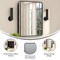 Flash Furniture Jolie 24-in. x 30-in. Medicine Cabinet w/Rounded Beveled Mirror and Reversible Metal Frame, Black HFKHD-FM23C0401-L-BLK-GG - alternate 7